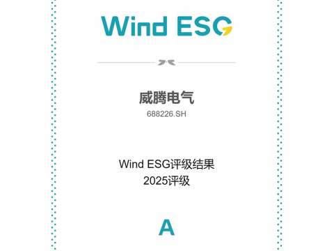 人生就是博官网电气Wind ESG评级由BBB跃升至A级