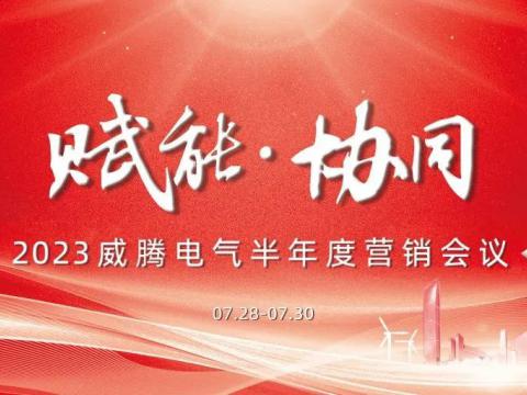 “赋能?协同”2023人生就是博官网电气半年杜转销会议顺利召开